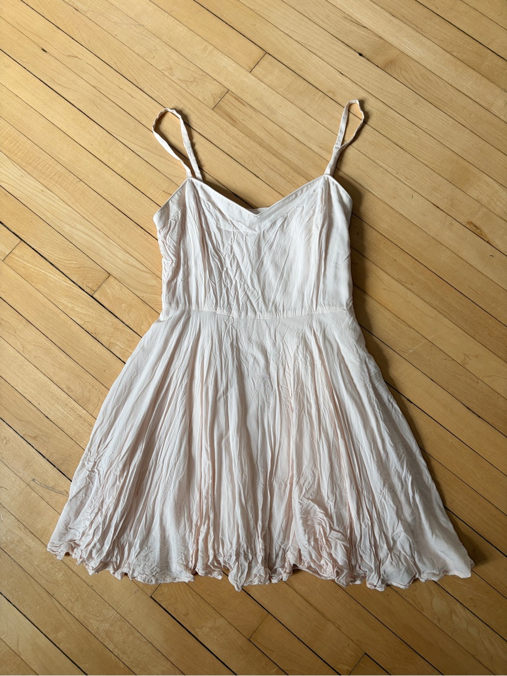 Talula Light Blush Spaghetti Strap Mini Dress